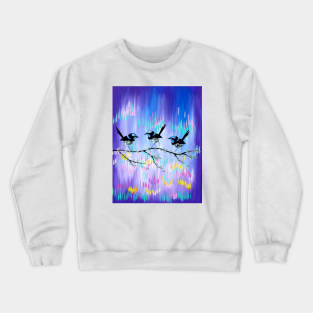 Purple  3 Crewneck Sweatshirt